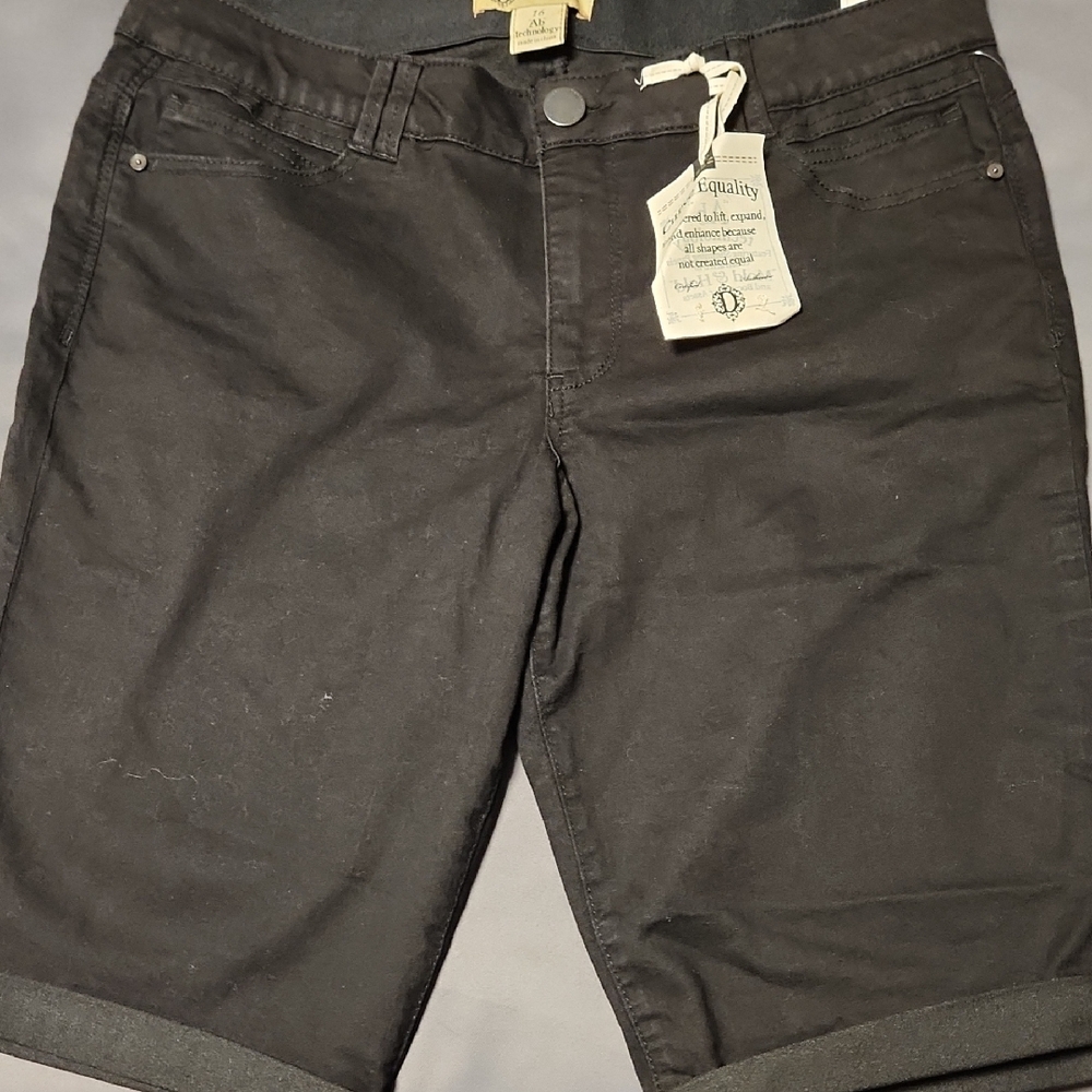Black Denim Shorts